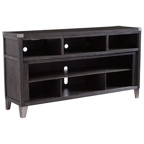 Ashley Signature Design Todoe Contemporary Dark Gray Large TV Stand ...