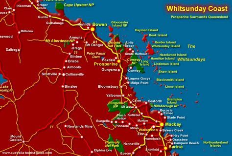 daydream island the whitsunday queesland | Whitsundays Map Showing the Whitsunday Islands | Can ...