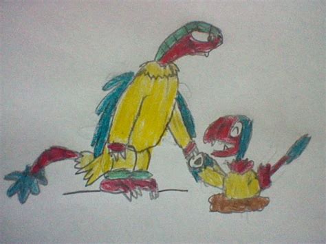 Archen and Archeops by nintendolover2010 on DeviantArt