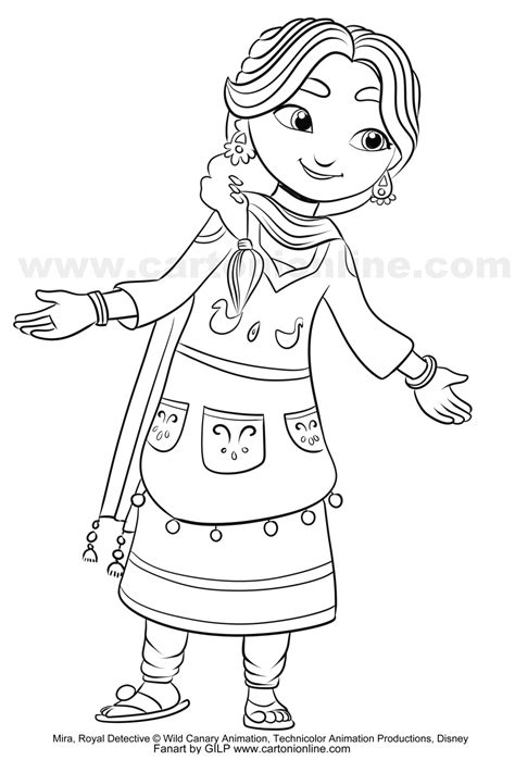 Mira Royal Detective Coloring Pages Printable Coloring Pages