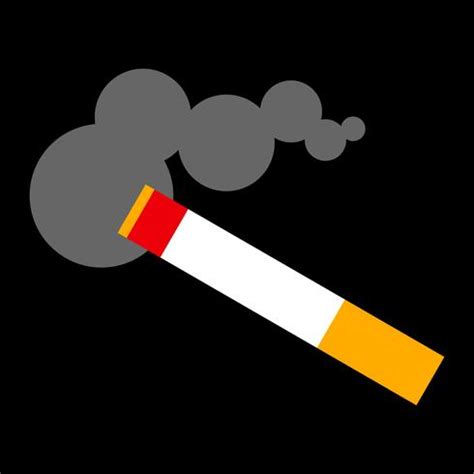 Cigarette smoking vector illustration 552999 Vector Art at Vecteezy