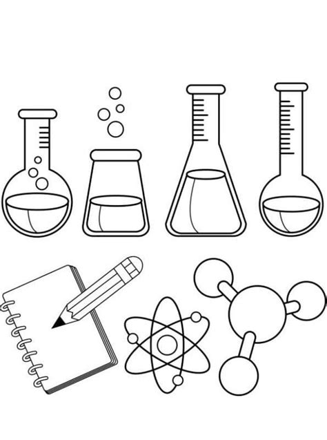 Science Tools coloring page - Download, Print or Color Online for Free