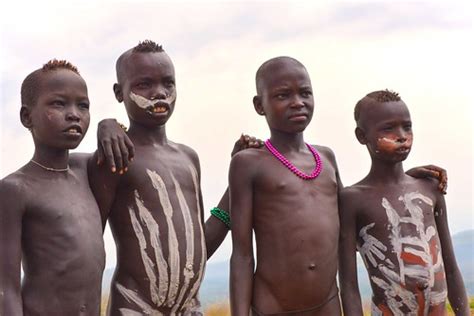 Mursi Boys, Mago, Ethiopia | Rod Waddington | Flickr