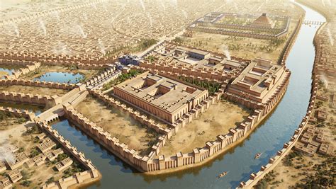 A glimpse of Babylon in 550 BC, Iraq : papertowns