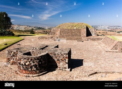 Temple of Tlaloc, Calixtlahuaca archaeological site, state of Mexico ...