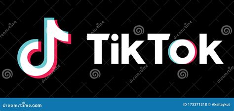 Tiktok logo bytedance editorial stock photo. Illustration of videos - 173371318