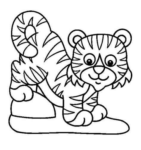 Tiger Cub Scouts Coloring Pages