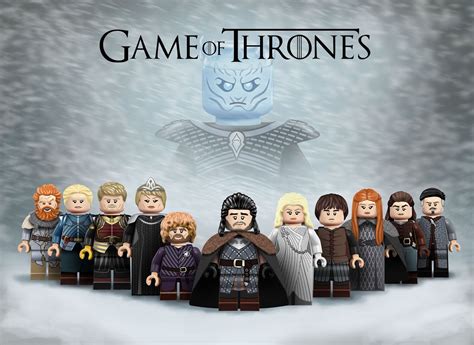 Set of 8 Custom LEGO Game of Thrones inspired Minifigures LEGO Bricks ...