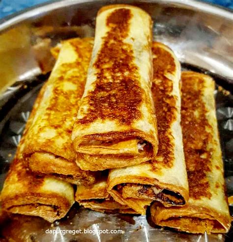 Dapur Greget: Roti Gulung Pisang Coklat (Chocolate Banana Bread Rools)