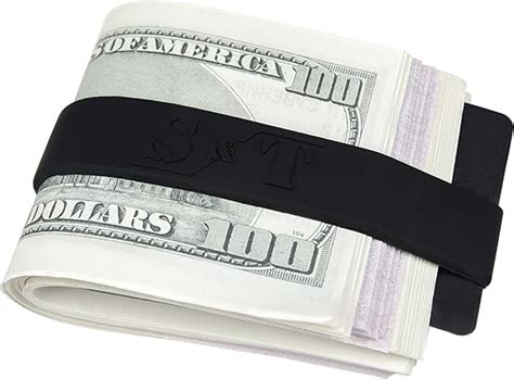 Money Bands (Set of 4) - Money Bands for Large Amounts of Money and Cards - Silicone Bands ...