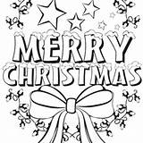 Merry Christmas Colouring Pages Printable sketch template