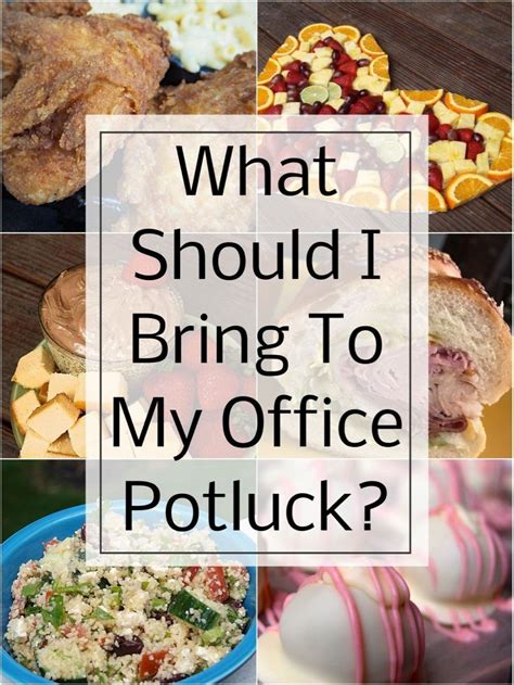 What Are the Best Dishes to Bring to an Office Potluck? | Breakfast ...