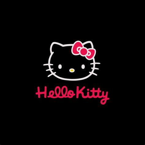 Tergokil 53+ Hello Kitty Wallpaper Black Background