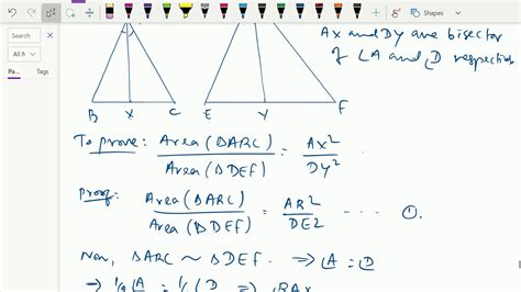 Euclid geometry : - ( Theorems on areas of two triangles ) - 95. - YouTube