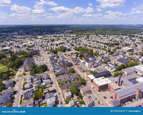 Central Falls Aerial View, RI, USA Stock Image - Image of senhor, rhode ...