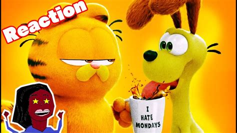 Animated Reactions #19: Garfield Movie Trailer Reaction - YouTube