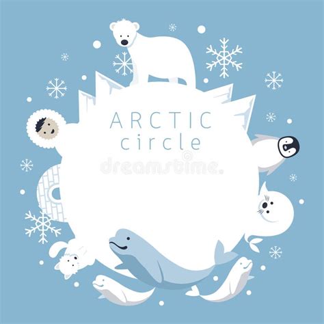 Arctic Circle Frame Animals People Stock Illustrations – 3 Arctic Circle Frame Animals People ...