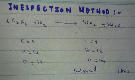 C2h2 O2 Co2 H2o Balance Equation - EDUCA