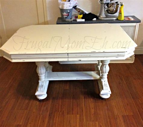 DIY Distressed Table - Frugal Mom Eh!