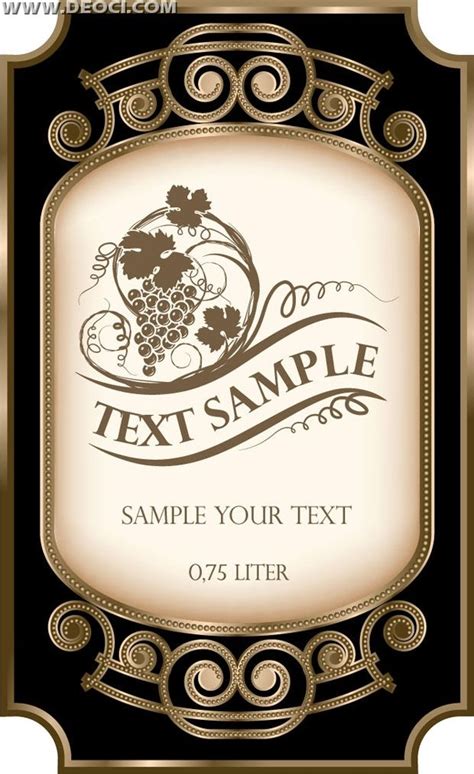 wine bottle label template free download - Google Search | Free wine label template, Free wine ...