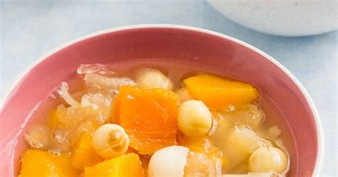 Snow Fungus, Papaya and Lotus Seeds Dessert Soup | Christine's Recipes: Easy Chinese Recipes ...