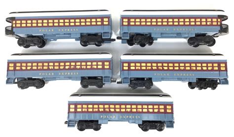 Lot - (5pc) Lionel G Gauge Polar Express Passenger