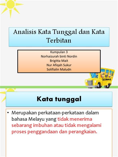 Detail Contoh Kata Tunggal Koleksi Nomer 45