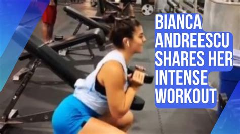 Bianca Andreescu shares her intense workout & practise at Nadal academy - YouTube