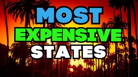 10 MOST EXPENSIVE STATES to live in America- WORTH IT?? - YouTube