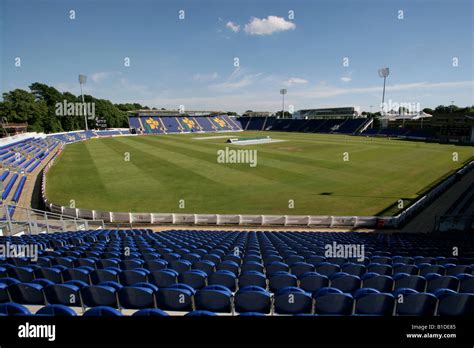 Swalec Stadium Glamorgan Cricket Club ground Sophia Gardens Cardiff Stock Photo - Alamy