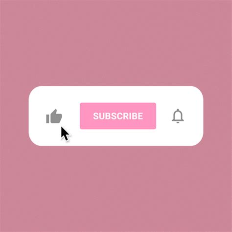 Animated Youtube Subscribe Button Overlay for Intro Videos - Etsy