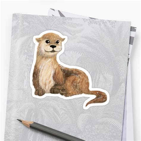 "Otter" Stickers by tspjane | Redbubble