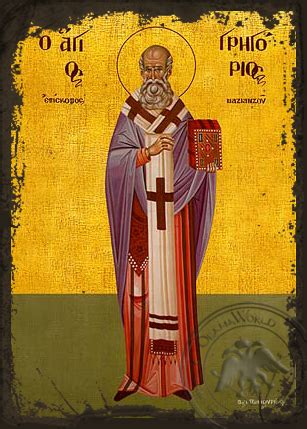 Saint Gregory, Bishop of Nazianzus, Cappadocia, Full Body - Aged ...