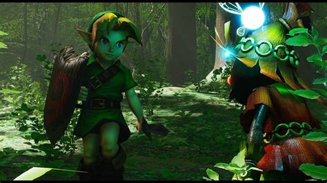 The Legend of Zelda: Ocarina of Time Lost Woods remake in Unreal Engine 4 available for download