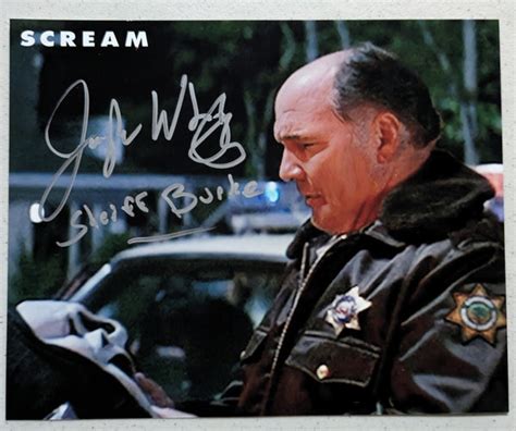 Joseph WHIPP Signed 8x10 PHOTO SCREAM GHOSTFACE Sheriff Burke Horror A ...