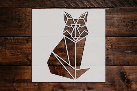 Fox Stencil - Art and Wall Stencil - Stencil Giant