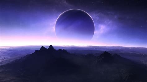 Solar Eclipse From Space Wallpaper