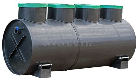 Waste Water Tank Ready for Installation Stock Image - Image of chemical, dirty: 240972471