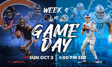 Chicago Bears vs. Detroit Lions: Who has the advantage in Week 4?