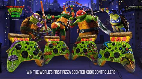 NickALive!: Win Pizza Scented TMNT Xbox Controllers