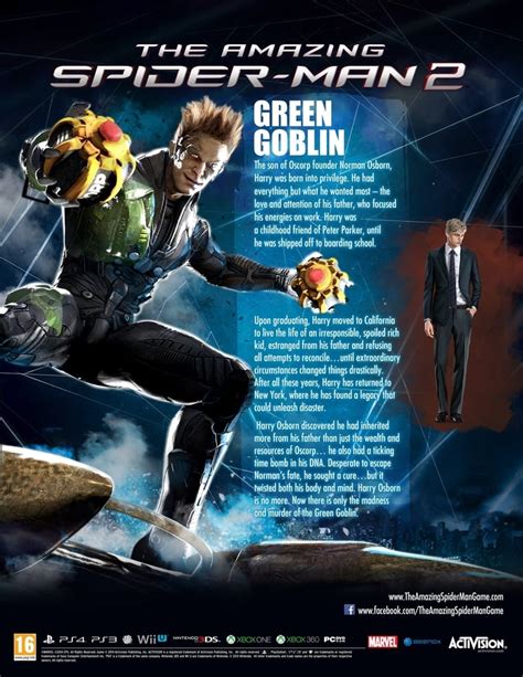 The Amazing Spider Man 2 Green Goblin Costume