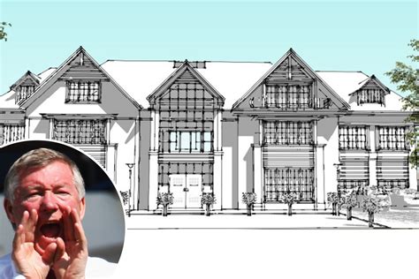 Sir Alex Ferguson battling with neighbours over plans to build three-storey mansion near Man Utd ...