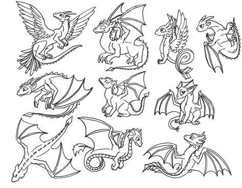 Cute Dragons Clip Art by Skylanth on DeviantArt