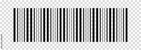 Realistic barcode. Barcode icon. Vector illustration isolated on transparent background Stock ...