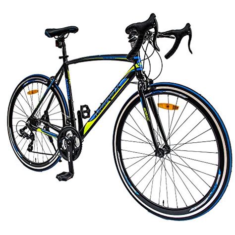 Buy Merax 608XC 21 Speed 700C Aluminum Road Bike Racing Bicycle (Blue ...