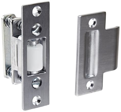 Rockwood 592. 26D Brass Roller Latch with #161 Strike, 1 Width x 3-3/8 Length, 1-1/8 Strike ...