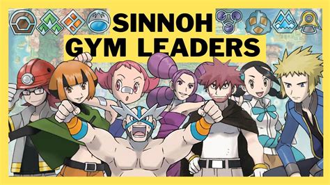 Pokemon Sinnoh Gym Leaders