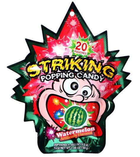 Striking Popping Candy Watermelon (30 Gr.) - Five Star Trading Holland