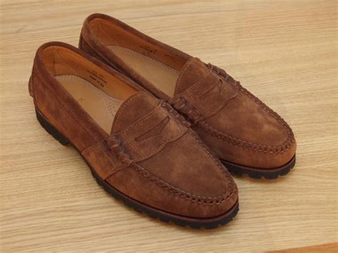 Ralph Lauren Suede Penny Loafers | Mister Crew