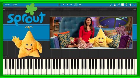 GOODNIGHT SONG 🌛 The Good Night Show 🌝 [PBS Kids Sprout With STAR] (PIANO TUTORIAL) 🎹 #61 Chords ...